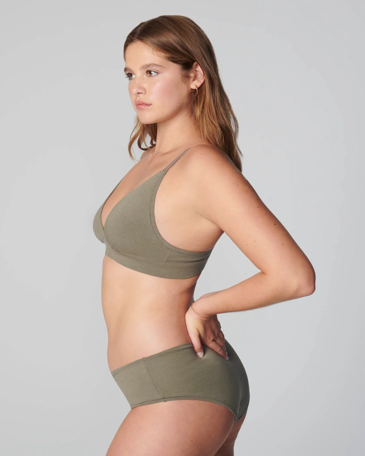 Softie Cotton Triangle Bralette - Image 15