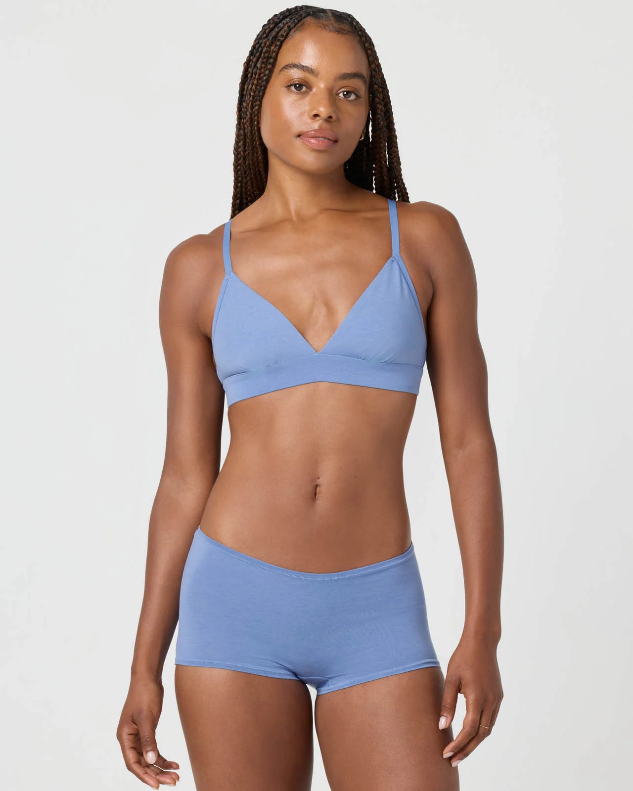 Softie Cotton Triangle Bralette - Image 42