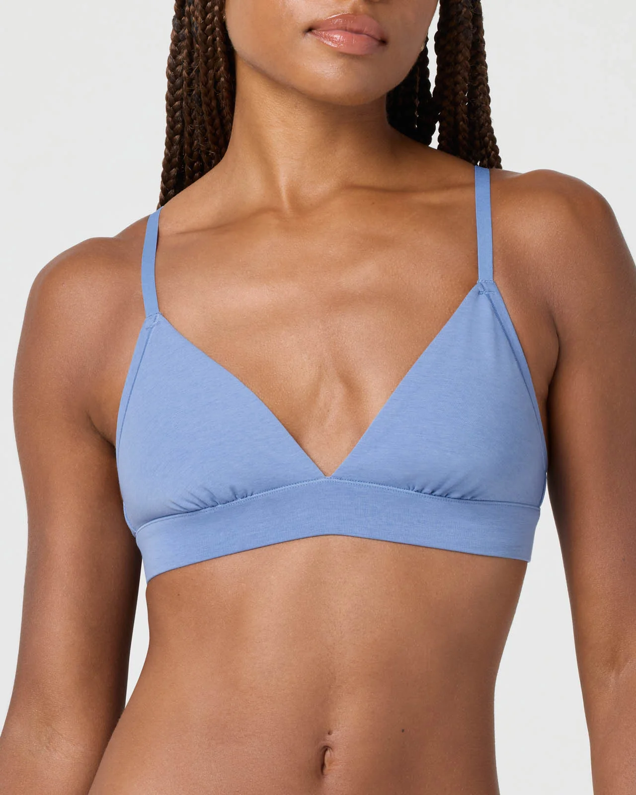 Softie Cotton Triangle Bralette - Image 44