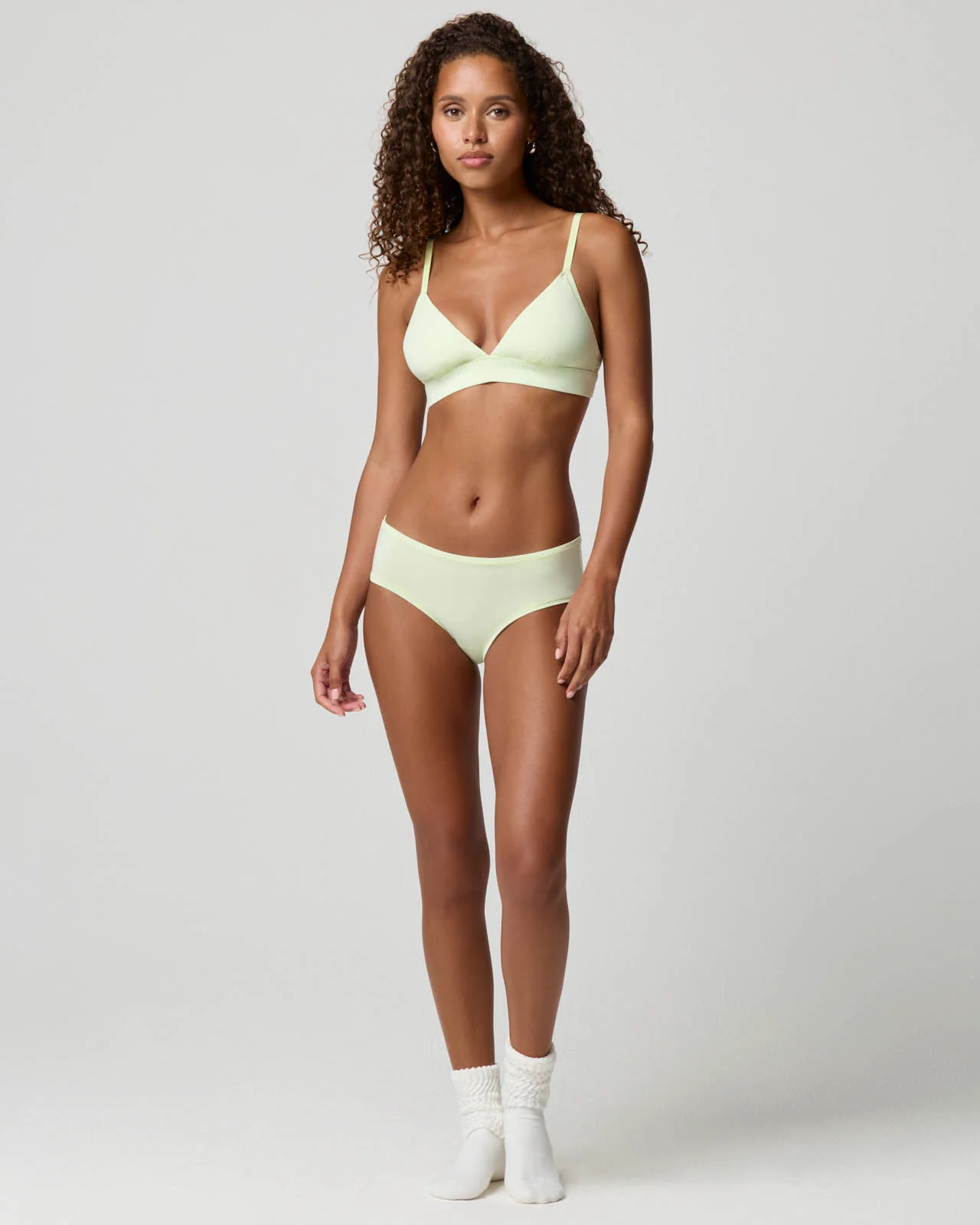 Softie Cotton Triangle Bralette - Image 65