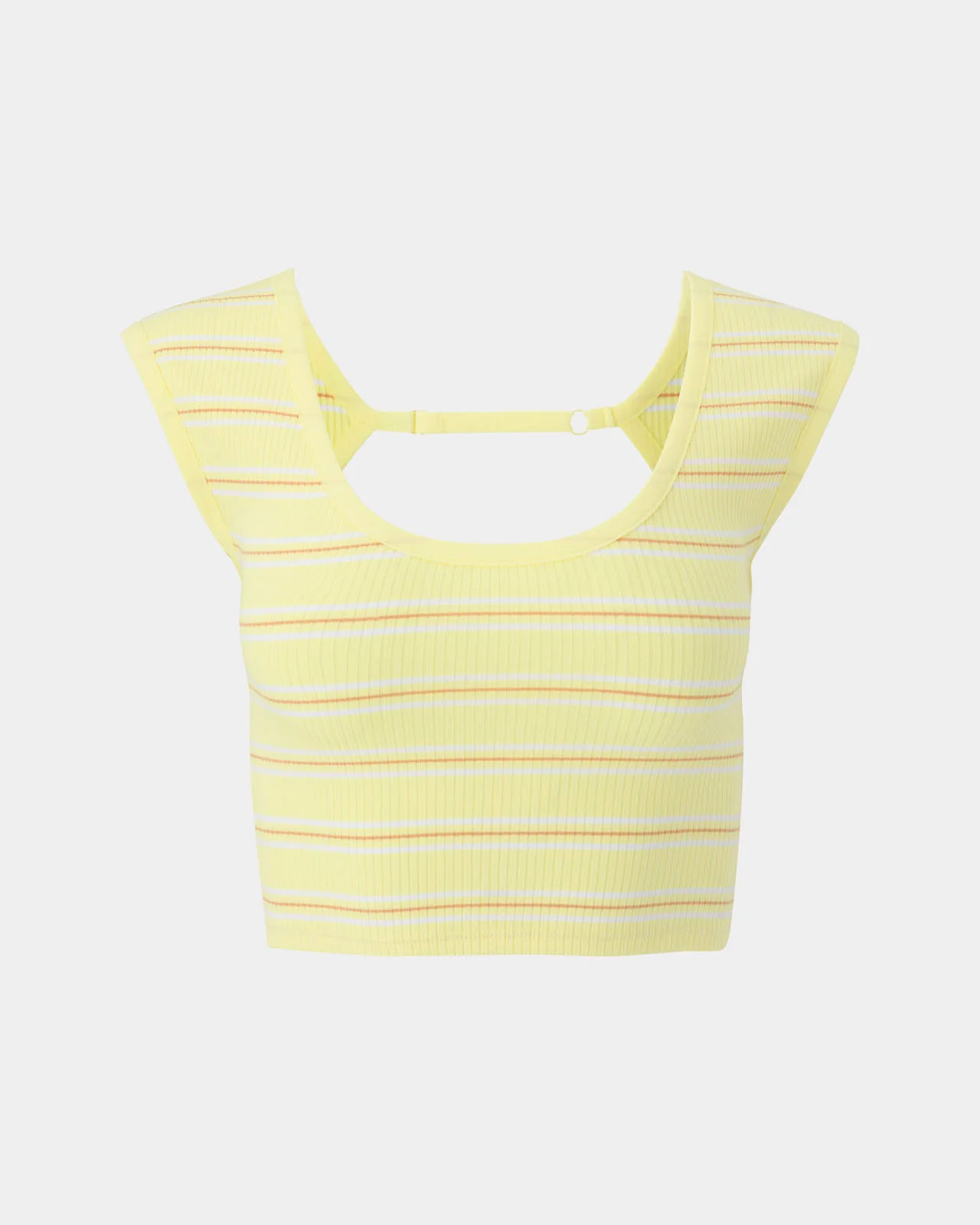 Softie Rib Open Back Cap Sleeve Top - Image 17