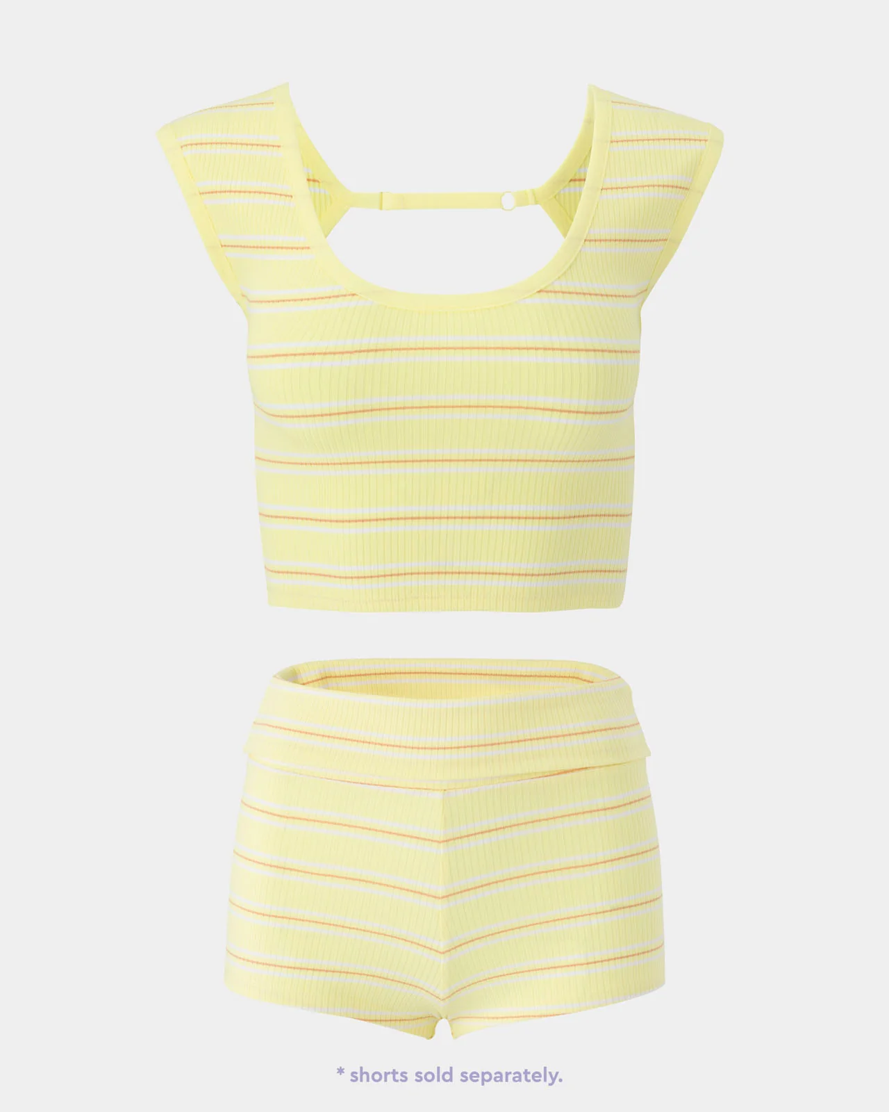 Softie Rib Open Back Cap Sleeve Top - Image 19