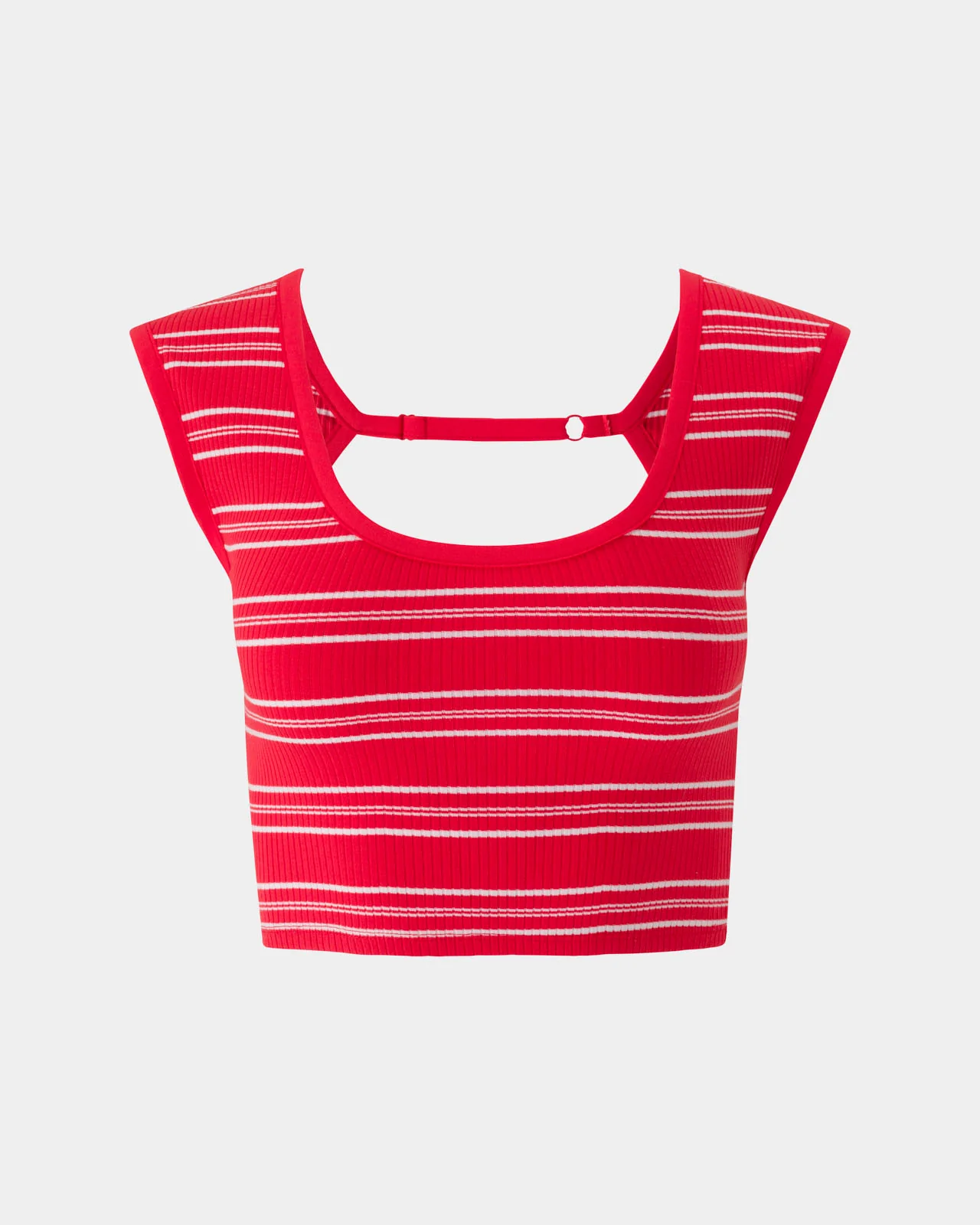 Softie Rib Open Back Cap Sleeve Top - Image 21