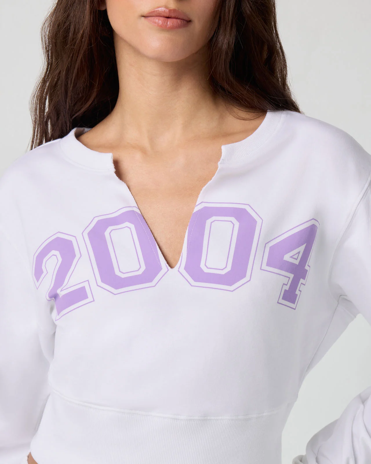 Sporty Terry 2004 Cropped Pullover - Image 8