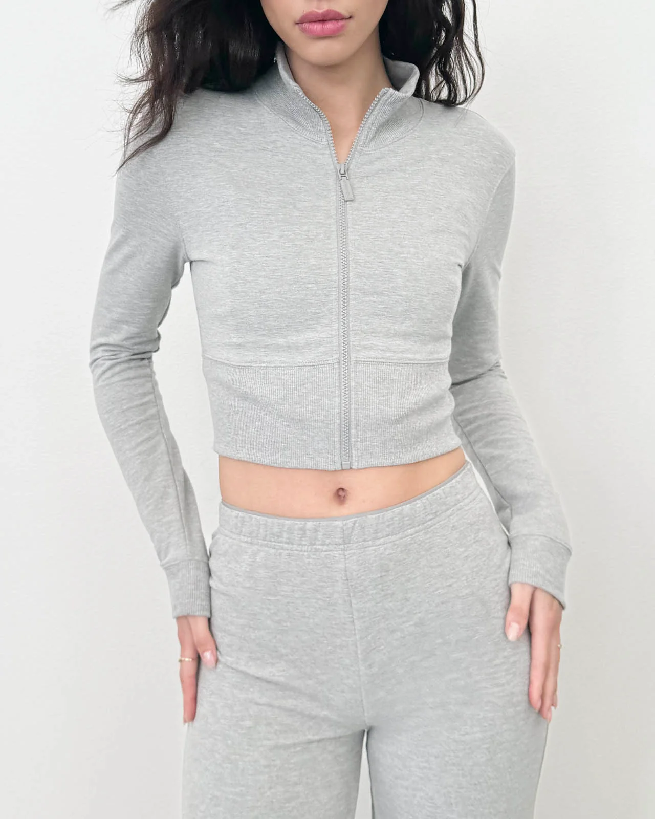 Sporty Terry Track Jacket - Image 58