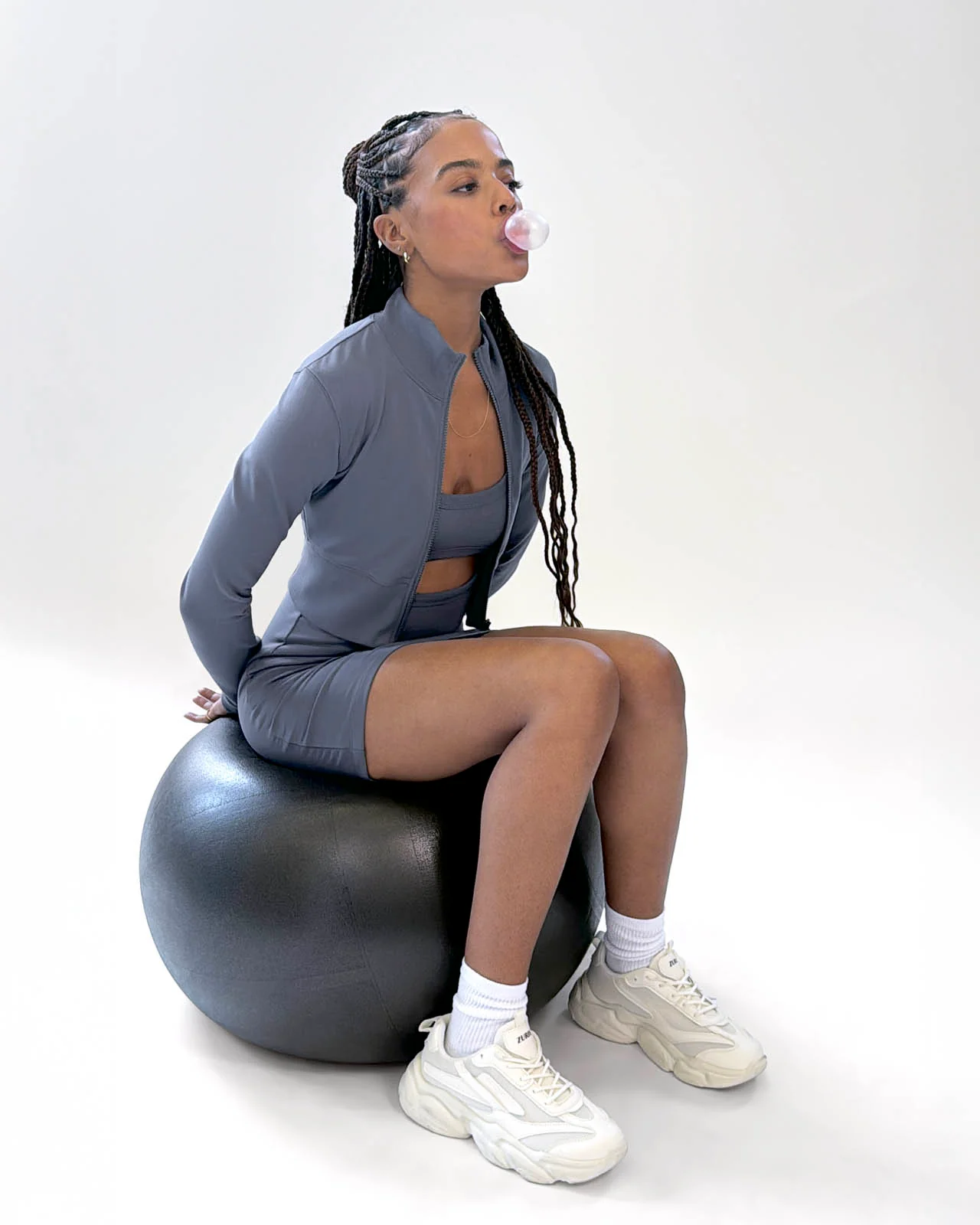 Sporty Terry Track Jacket - Image 42