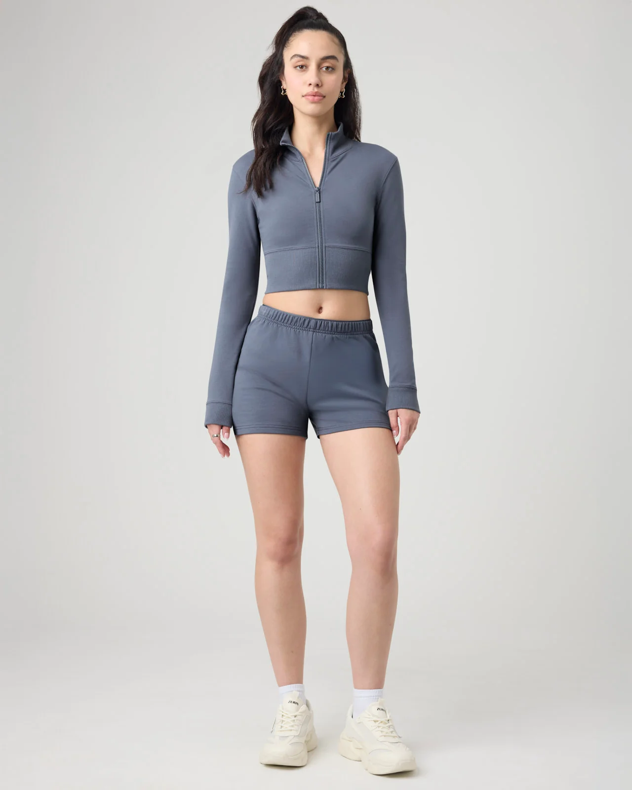 Sporty Terry Track Jacket - Image 45