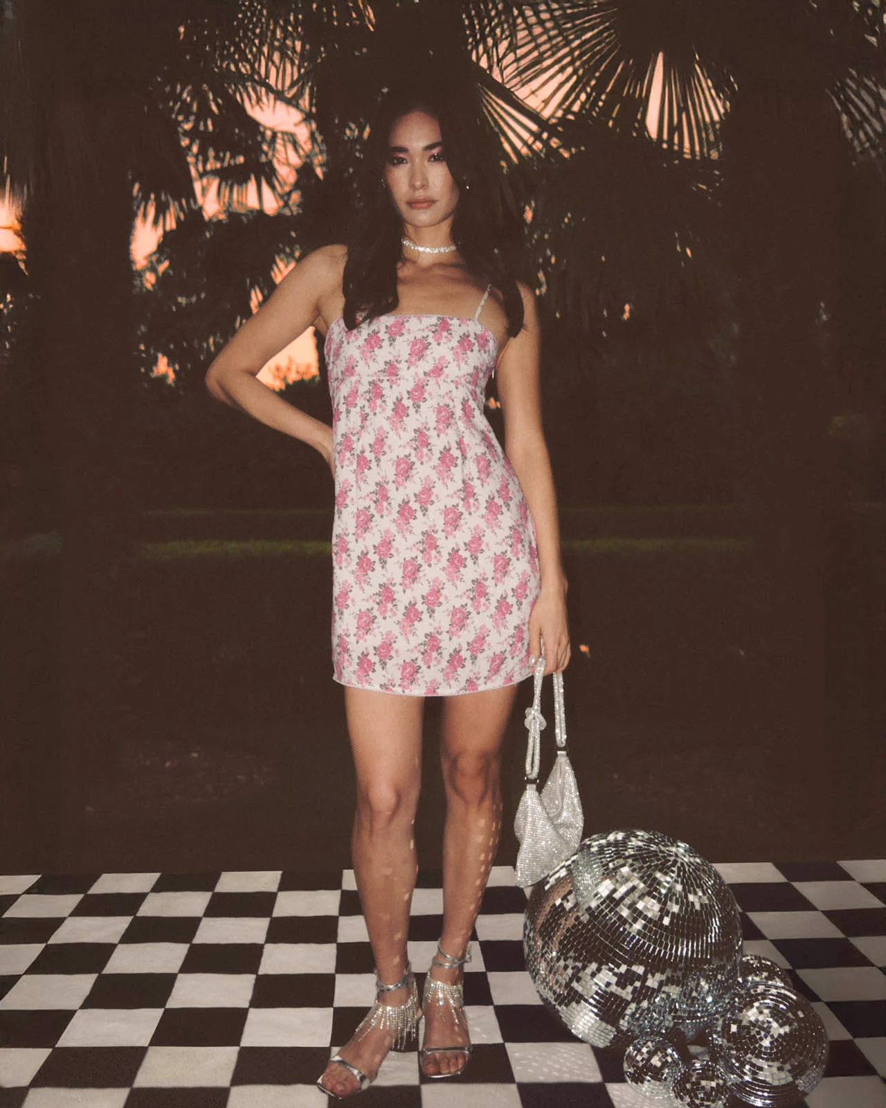 Square Neck Mini Dress - Image 11