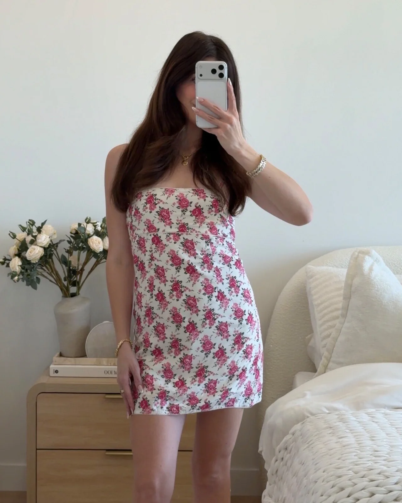 Square Neck Mini Dress - Image 13
