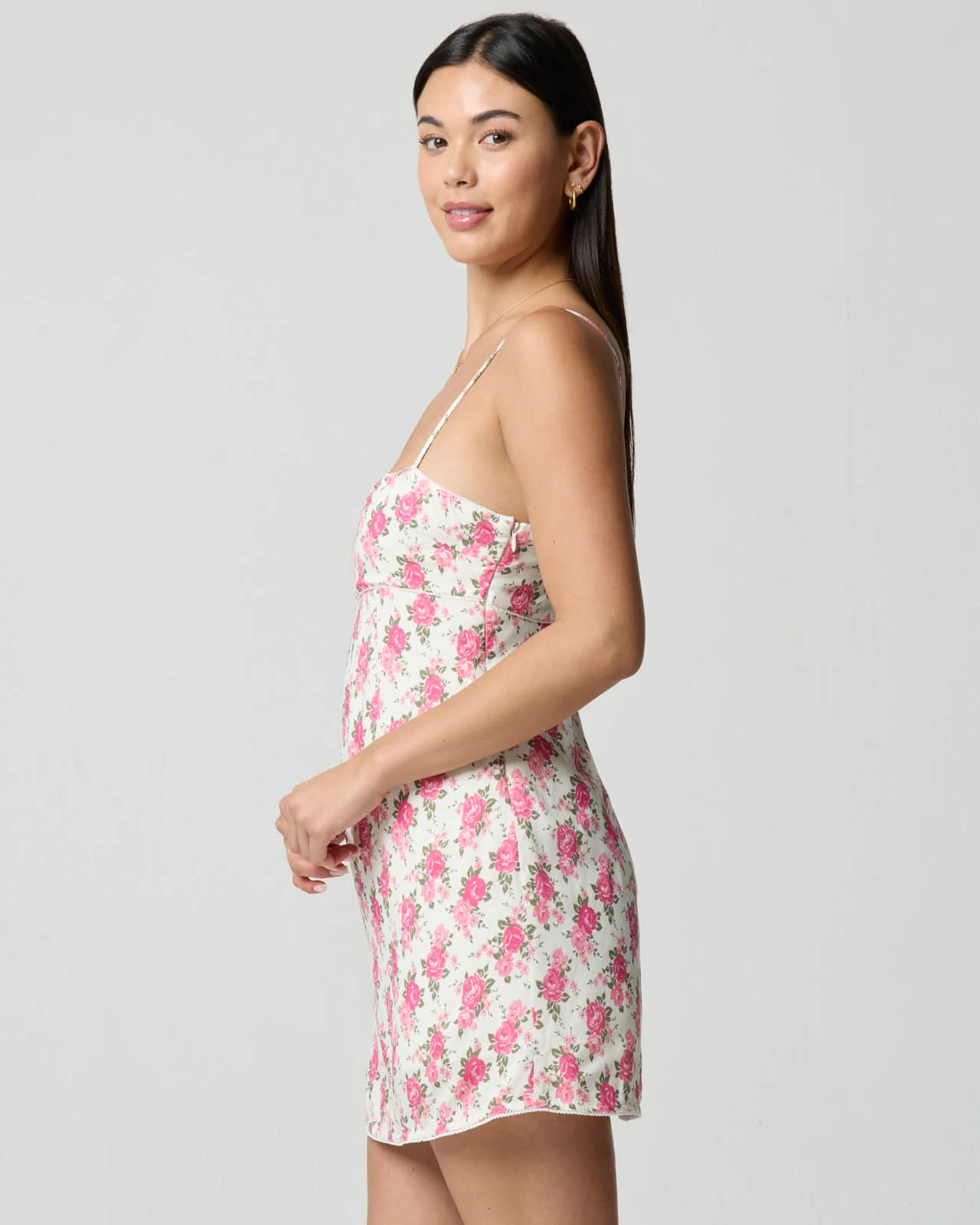 Square Neck Mini Dress - Image 17