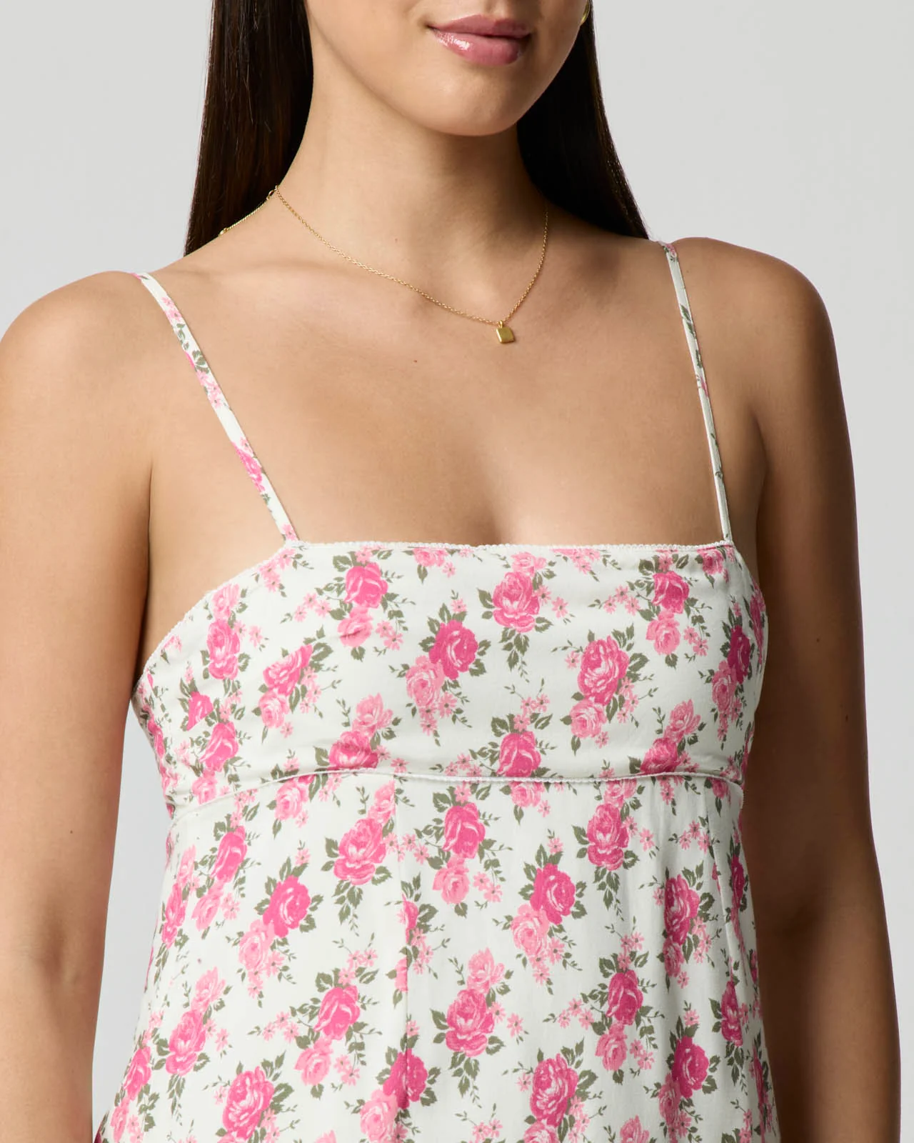 Square Neck Mini Dress - Image 19