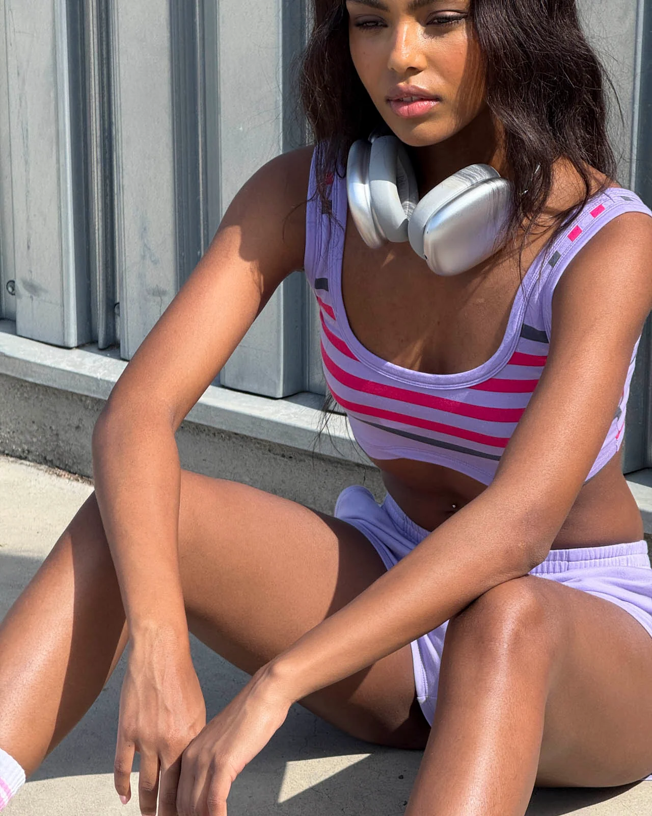 Sporty Terry Bralette - Image 11