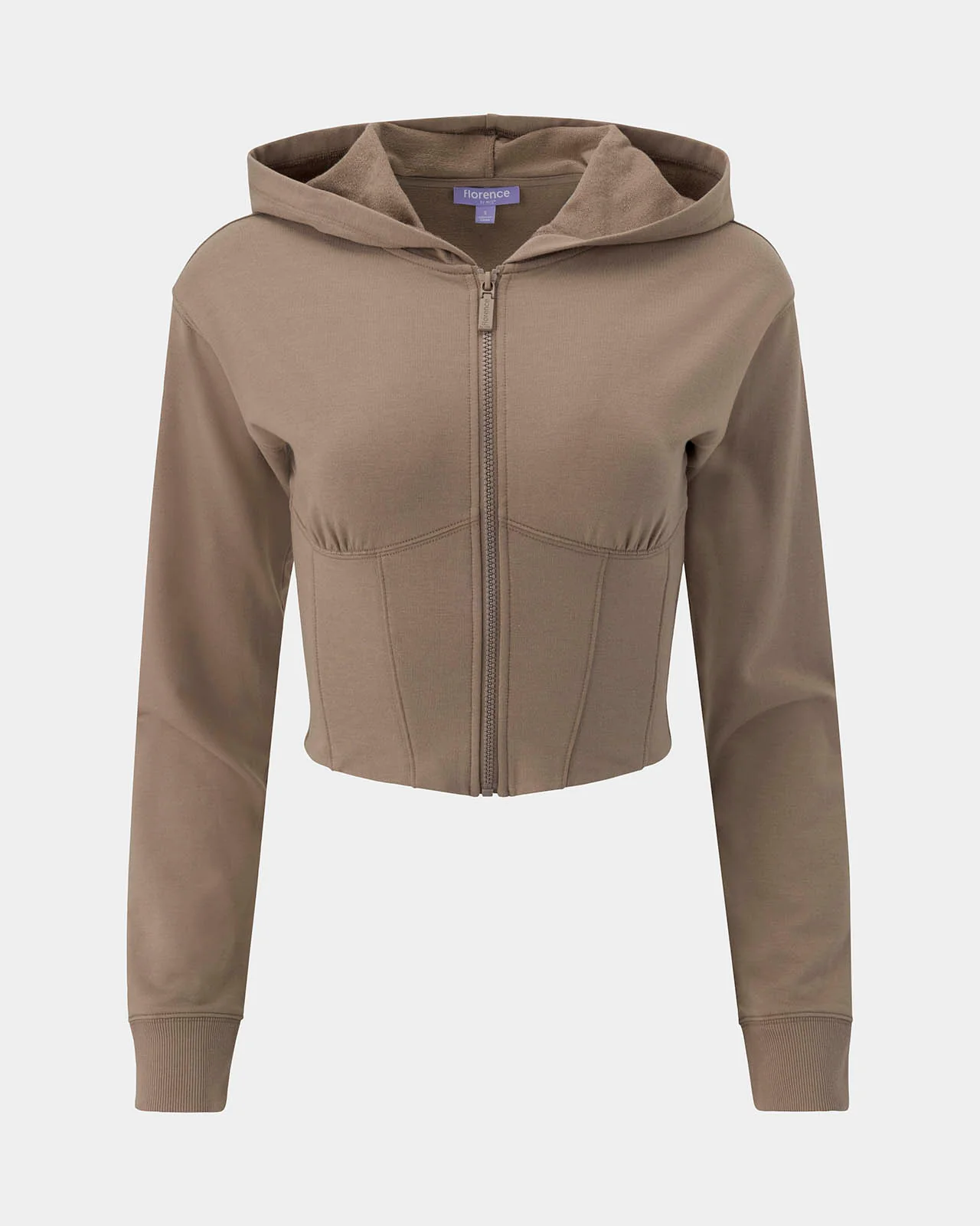 Sporty Terry Corset Hoodie - Image 14