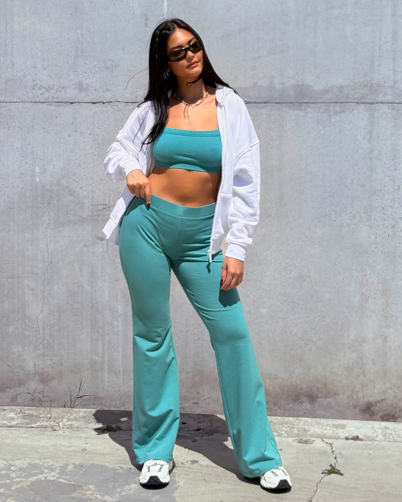 Sporty Terry Flare Pant - Image 5