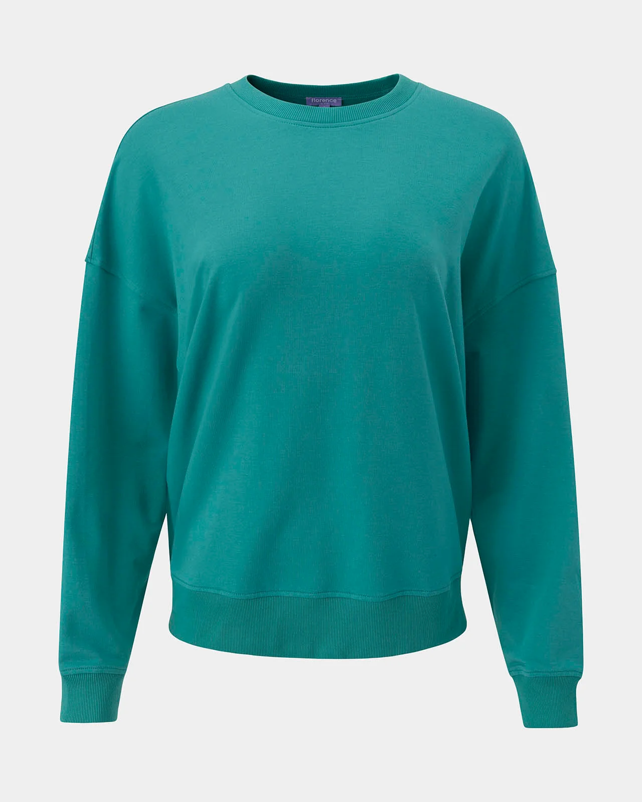 Sporty Terry Oversized Sweatshirt - Image 6
