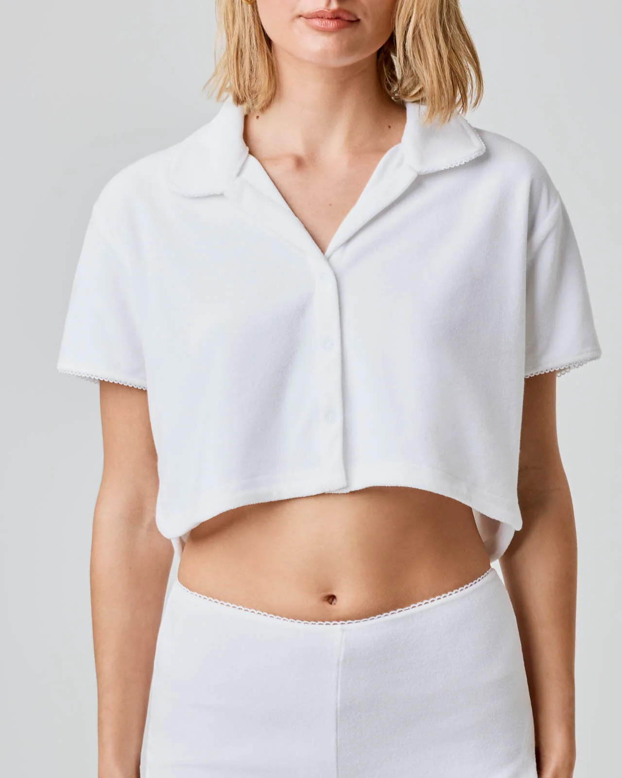 Terry Towel Button Up - Image 17