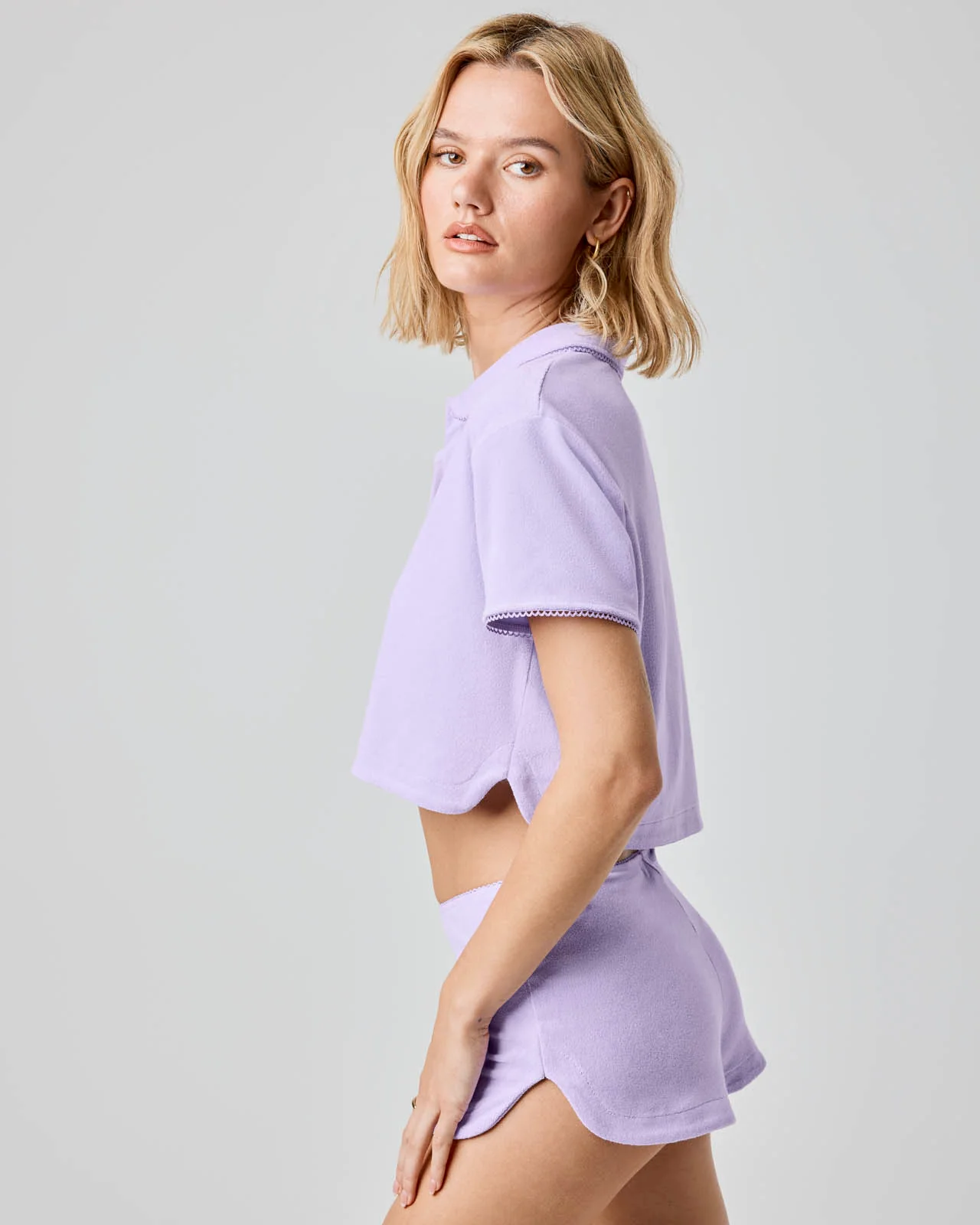 Terry Towel Button Up - Image 30