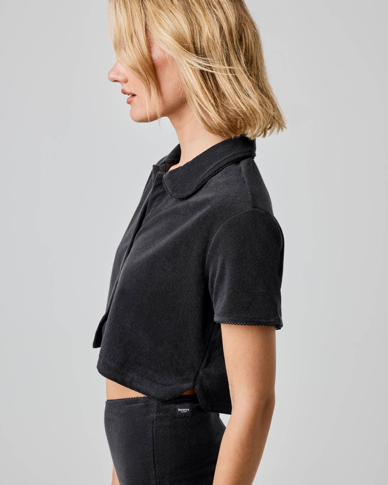 Terry Towel Button Up - Image 5