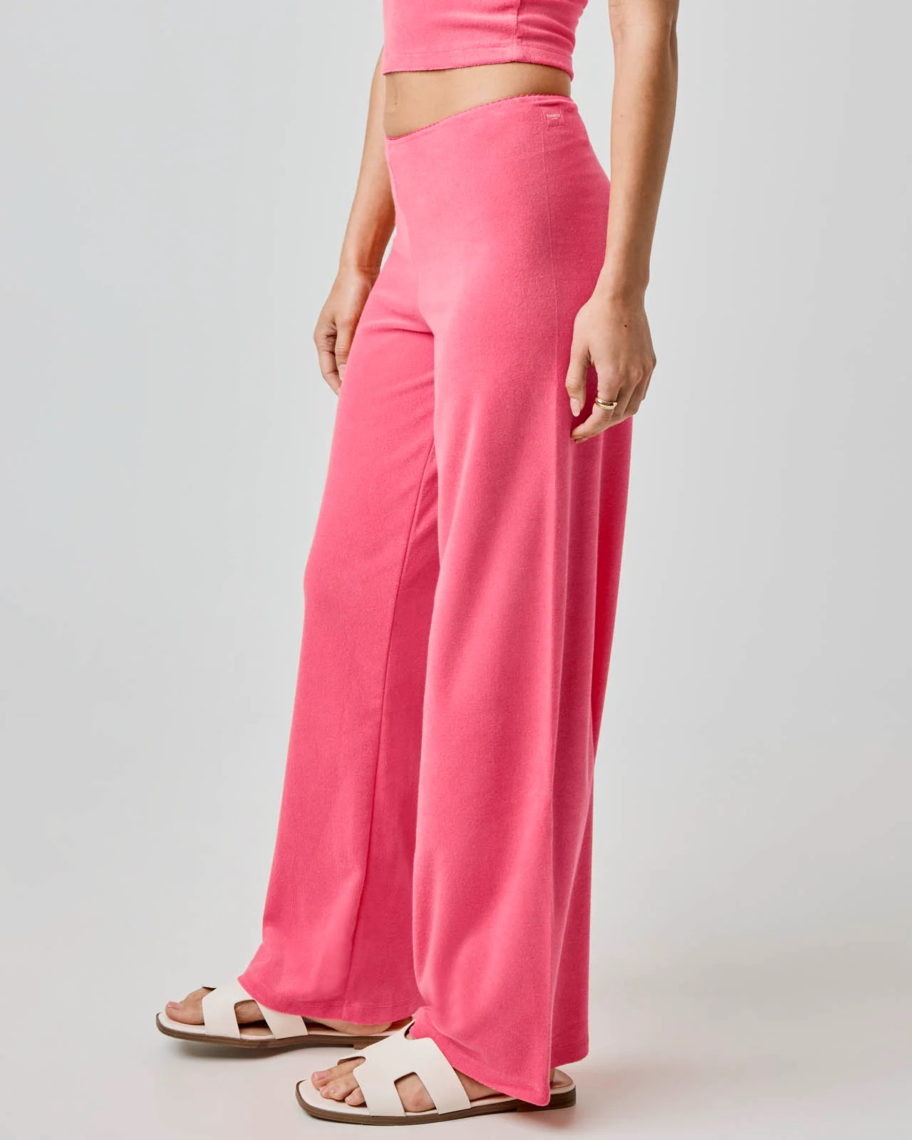 Terry Towel Wide Leg Pant - Image 11