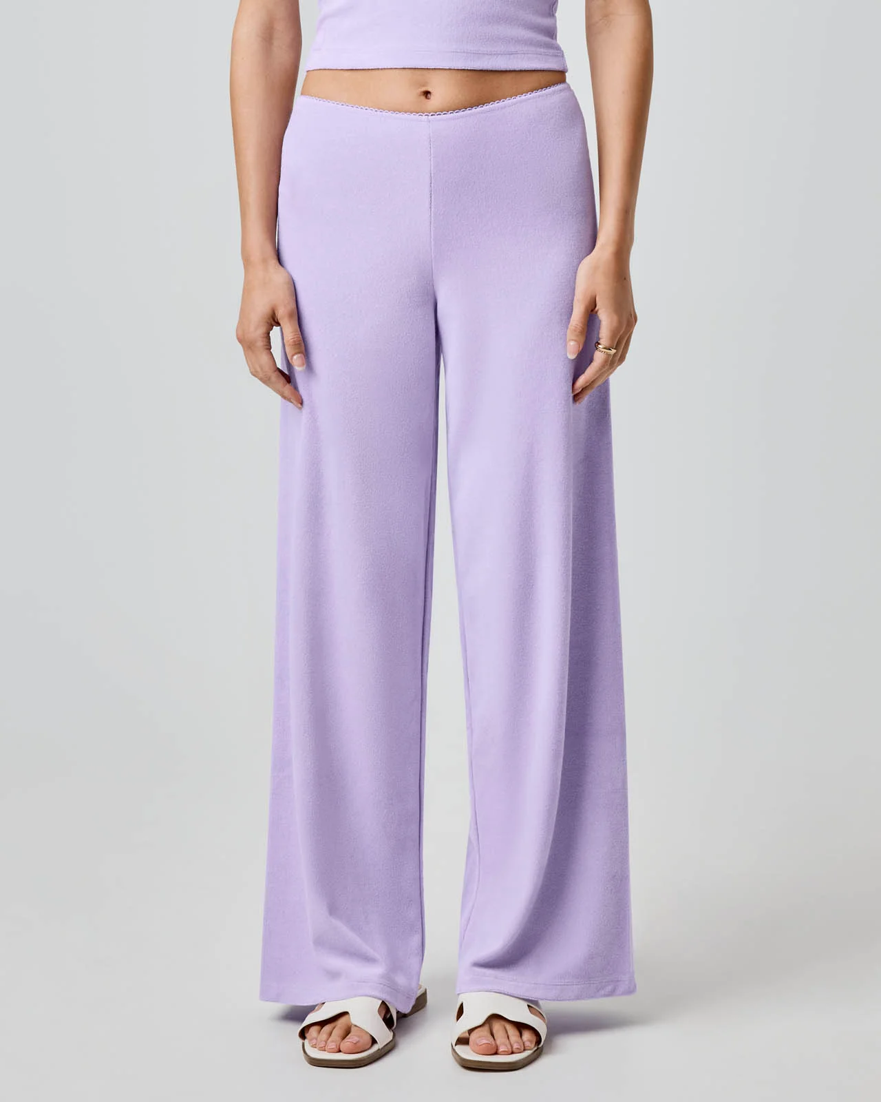 Terry Towel Wide Leg Pant - Image 17
