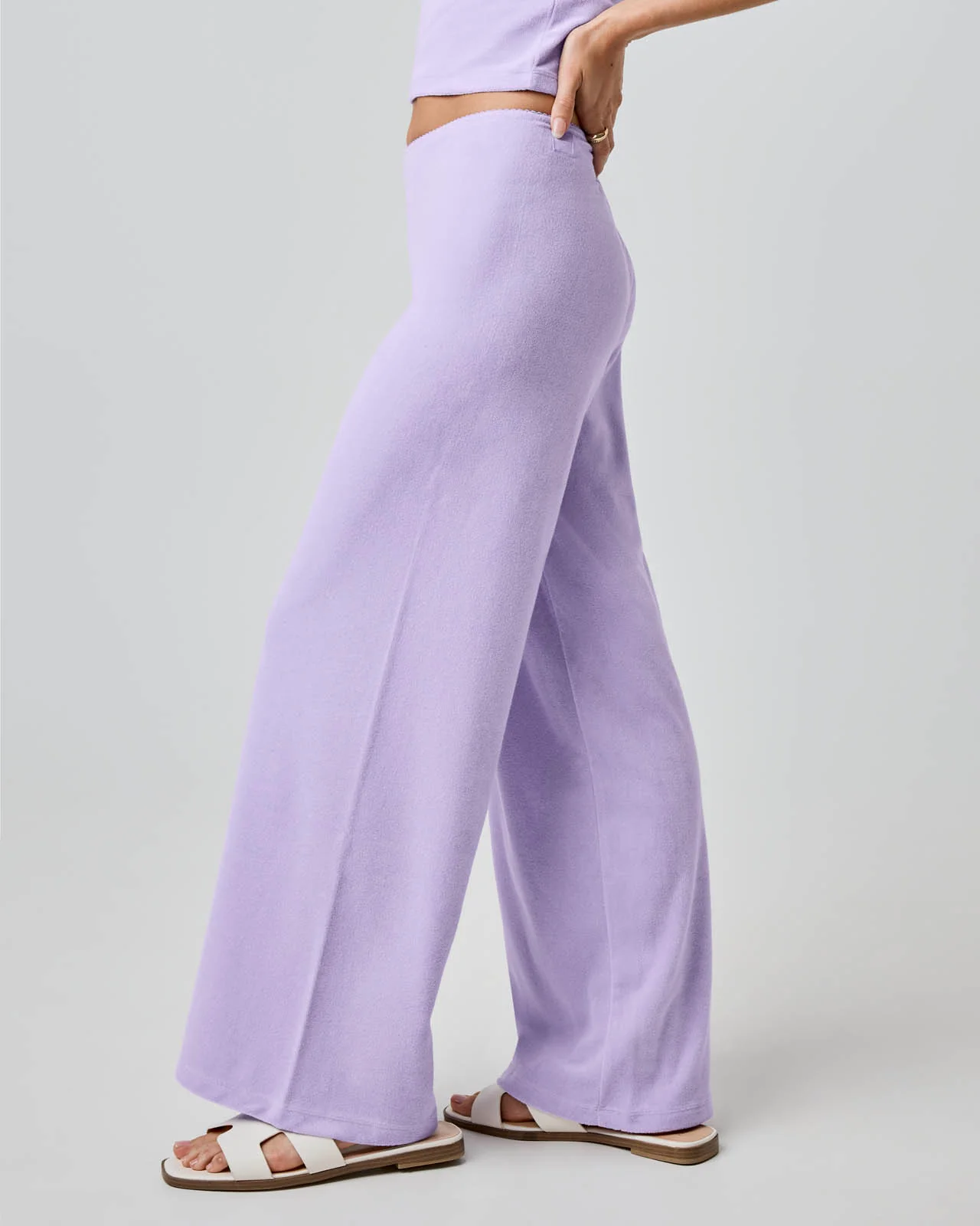 Terry Towel Wide Leg Pant - Image 19