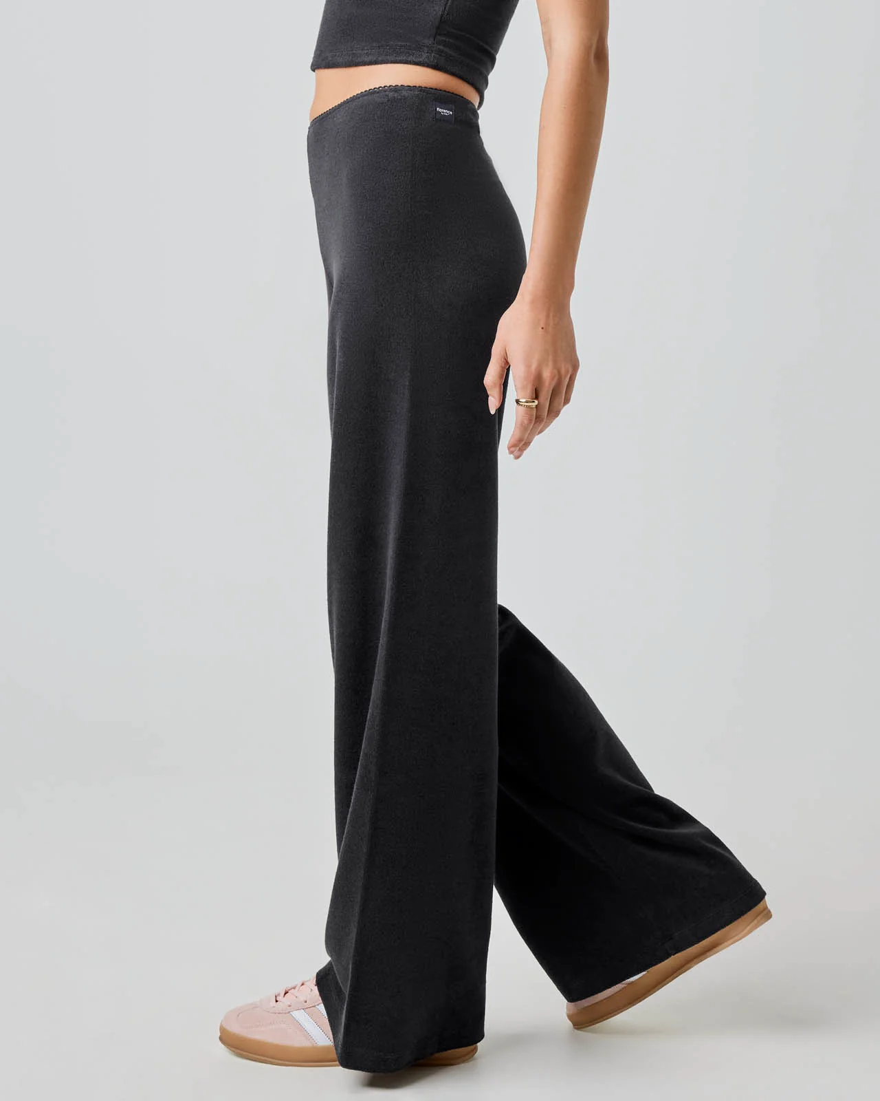 Terry Towel Wide Leg Pant - Image 5