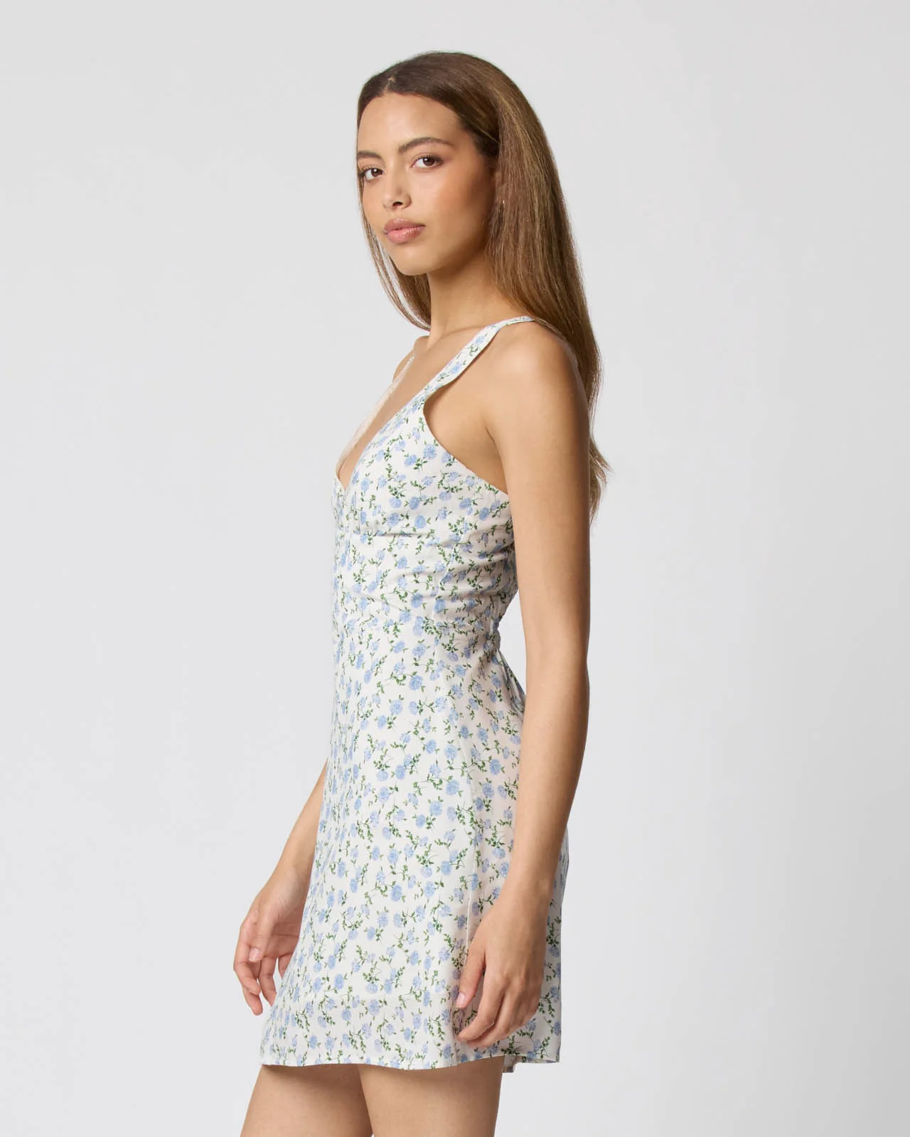 V-Neck Mini Dress - Image 17