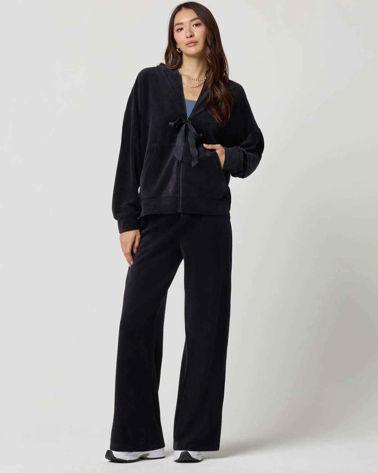 Velour Bow Hoodie - Image 22