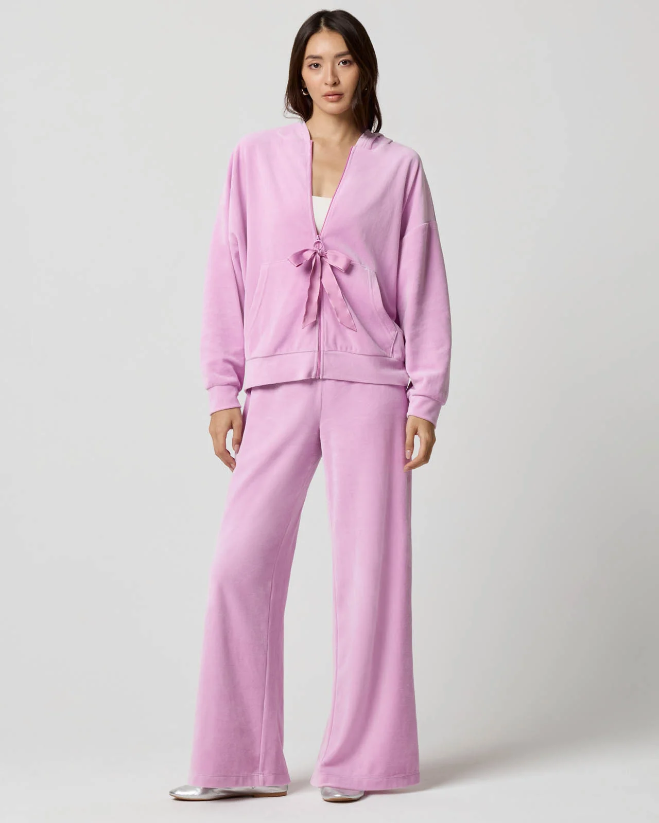 Velour Bow Hoodie - Image 31