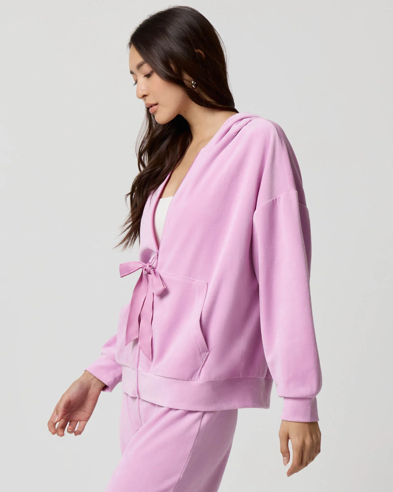Velour Bow Hoodie - Image 33