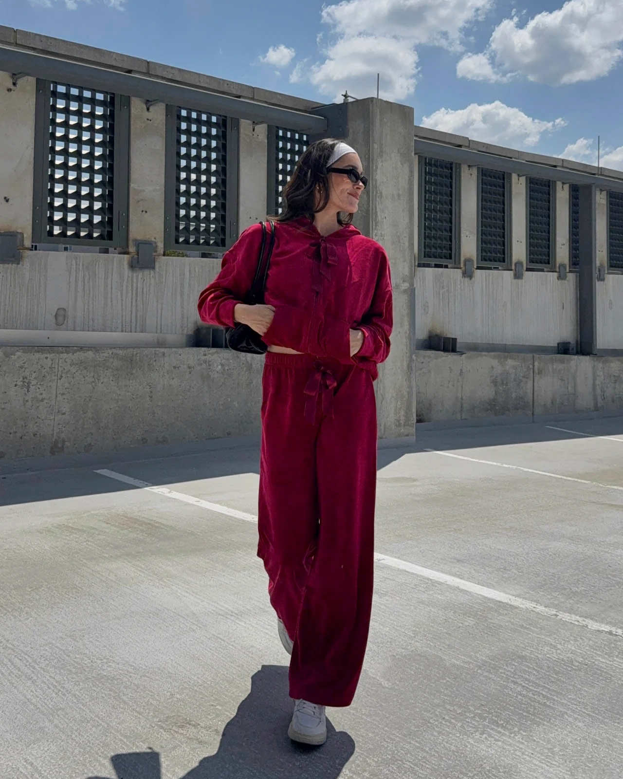 Velour Bow Hoodie - Image 34