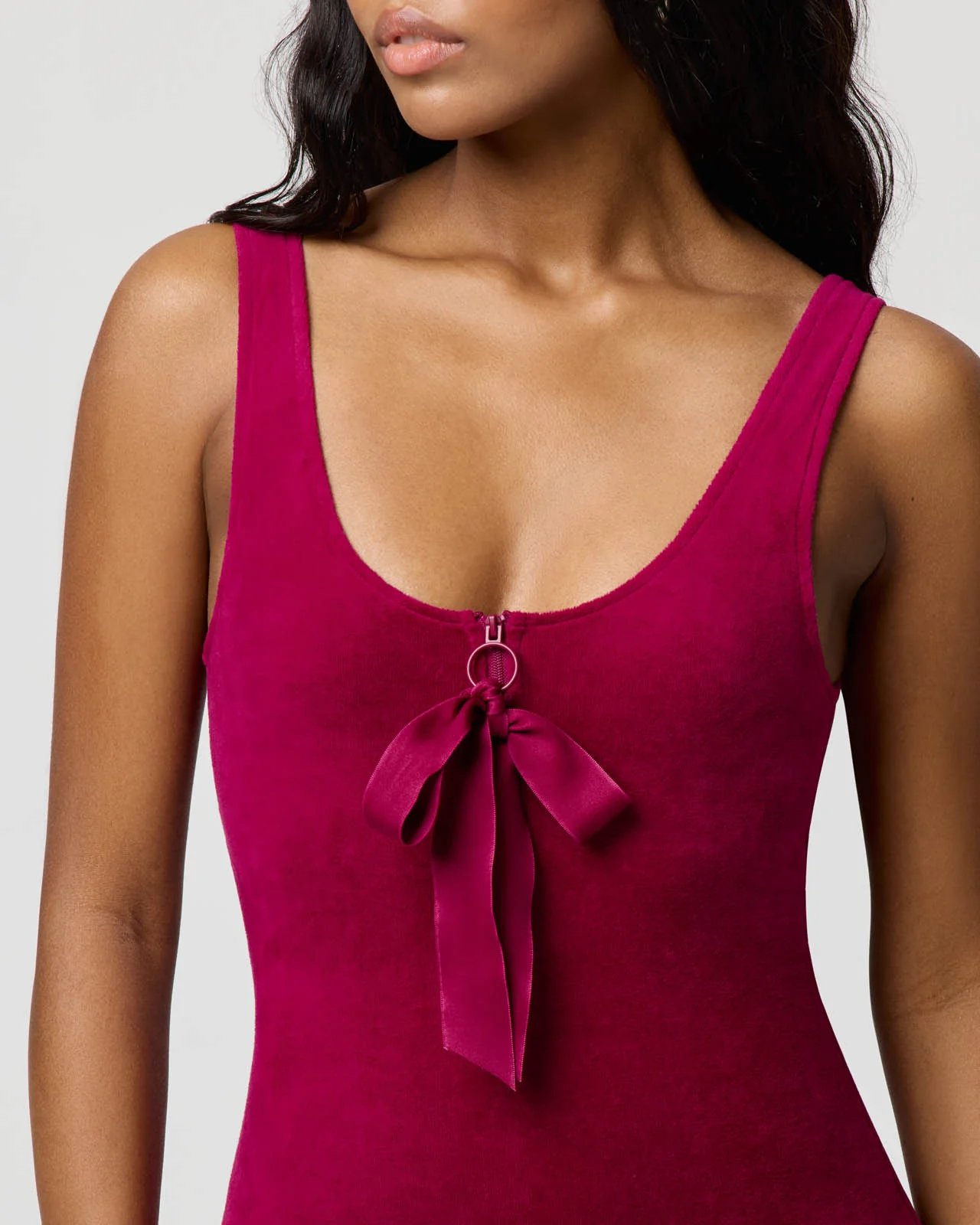 Velour Tank Dress - Image 9