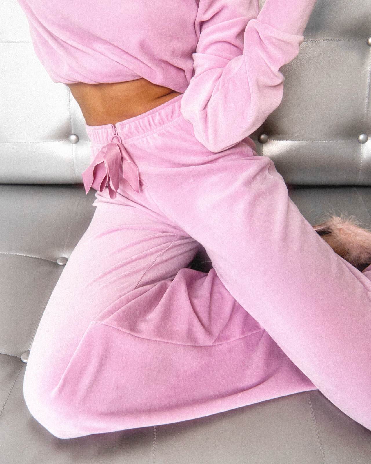 Velour Wide Leg Pant - Image 22