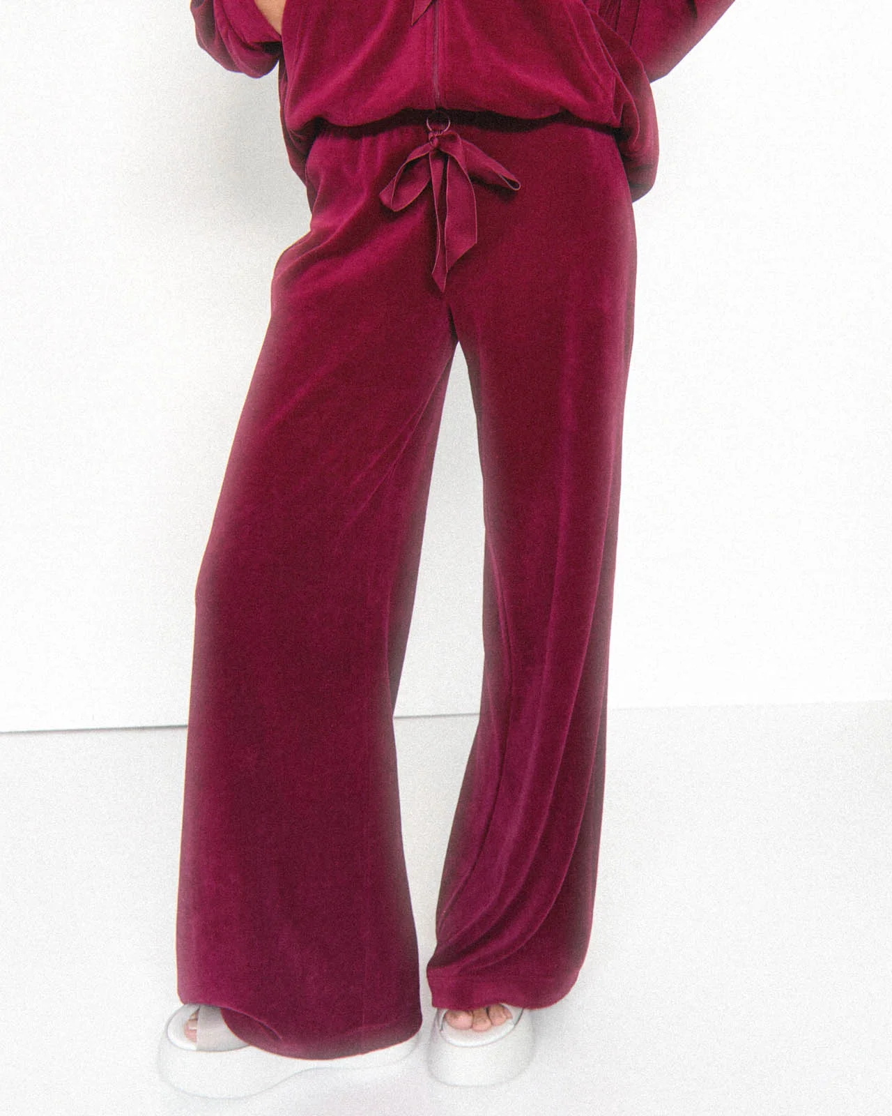 Velour Wide Leg Pant - Image 9