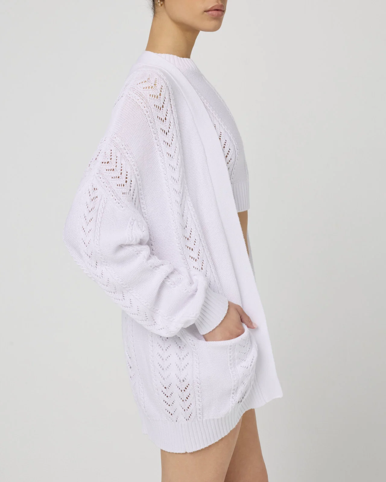 Villa Knit Oversized Cardi - Image 3