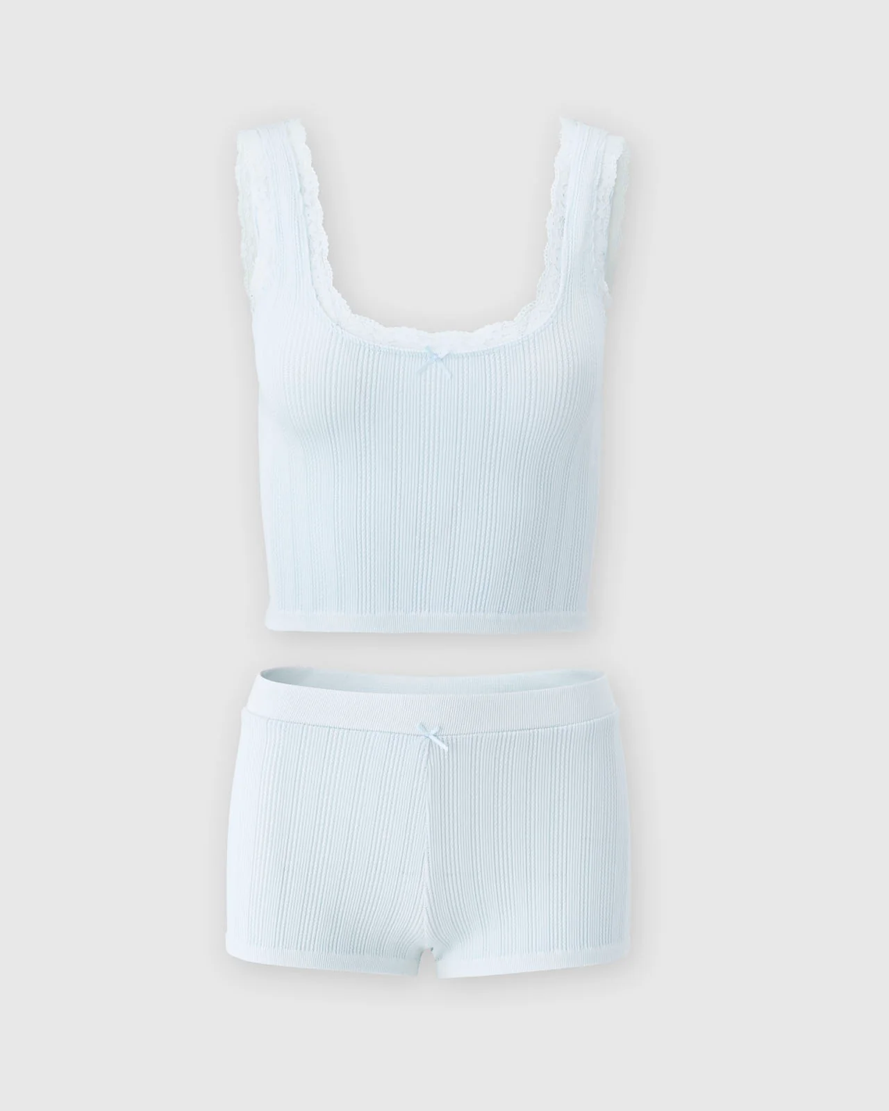 Villa Pointelle Tank & Shortie Set - Image 11