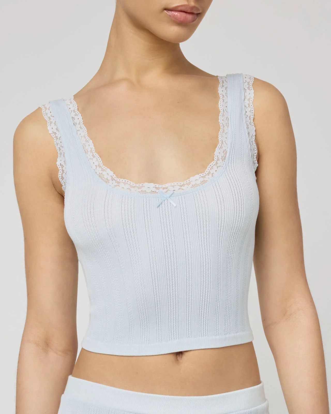 Villa Pointelle Tank & Shortie Set - Image 12