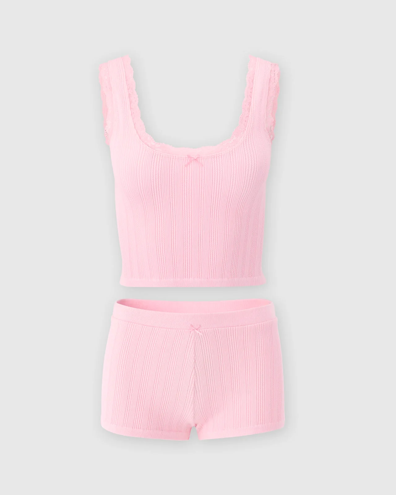 Villa Pointelle Tank & Shortie Set - Image 6