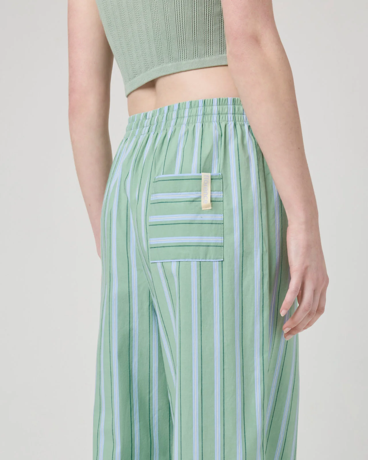 Villa Poplin Stripe Pant - Image 6