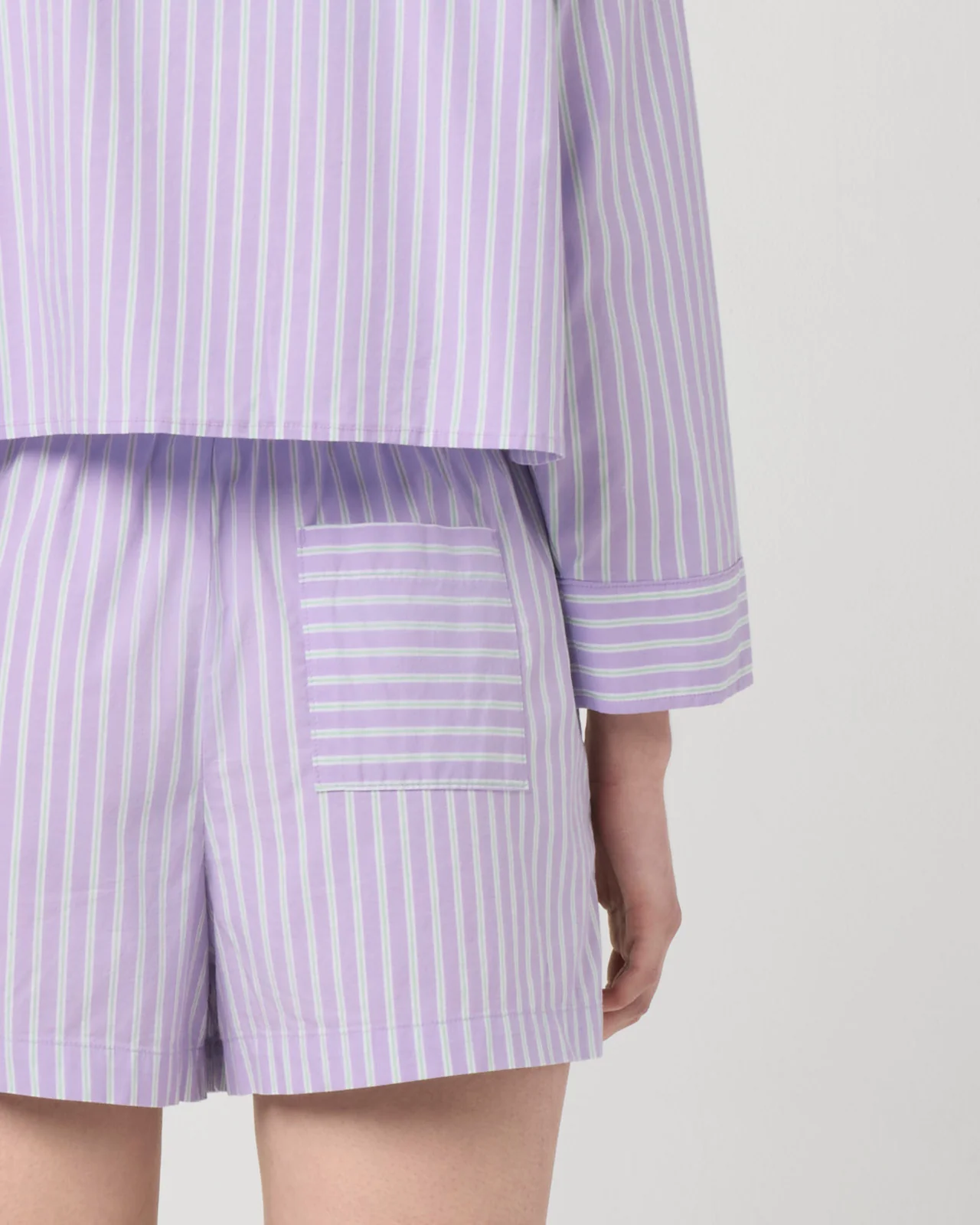 Villa Poplin Stripe Short - Image 16