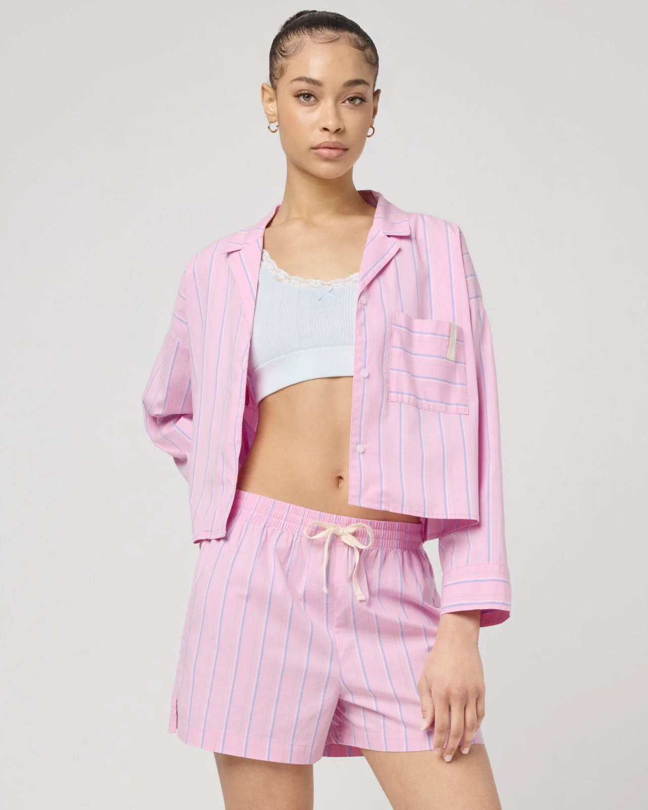 Villa Poplin Stripe Short - Image 21