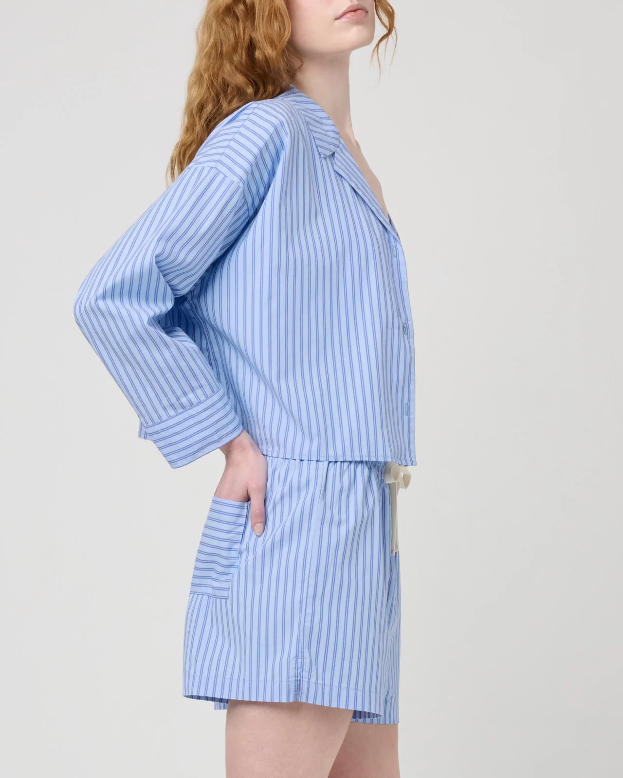 Villa Poplin Stripe Short - Image 29