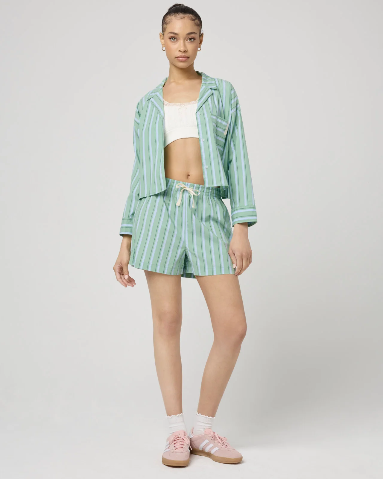 Villa Poplin Stripe Short - Image 5