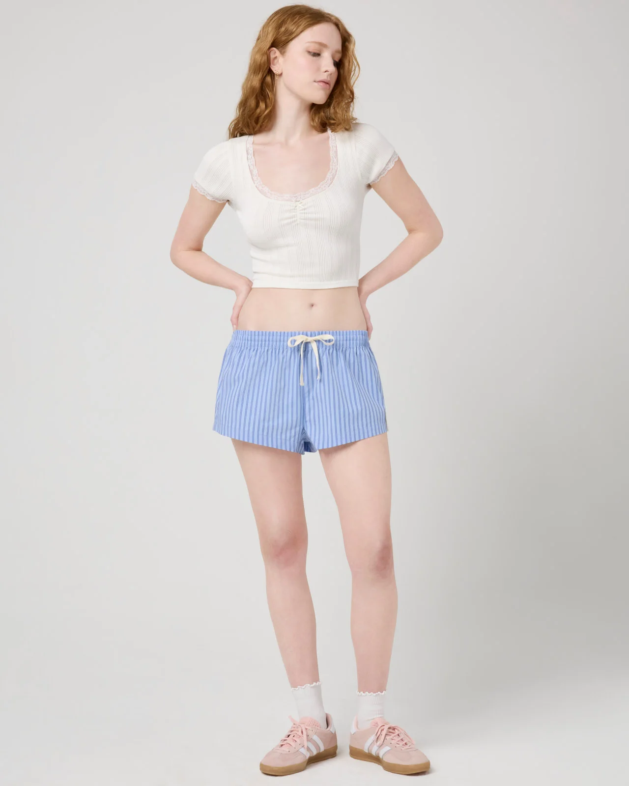 Villa Poplin Stripe Shortie - Image 30