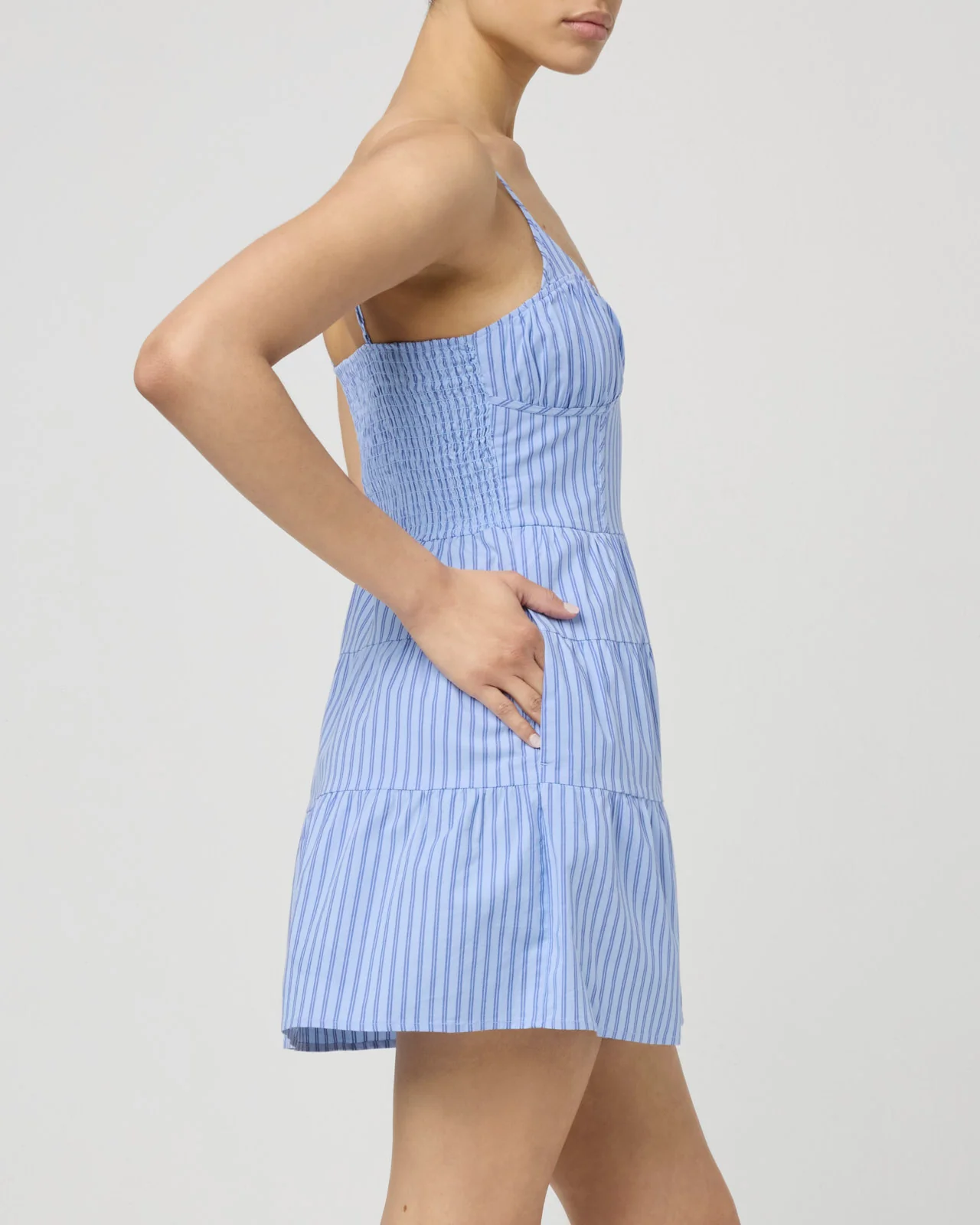 Villa Poplin Tier Dress - Image 13