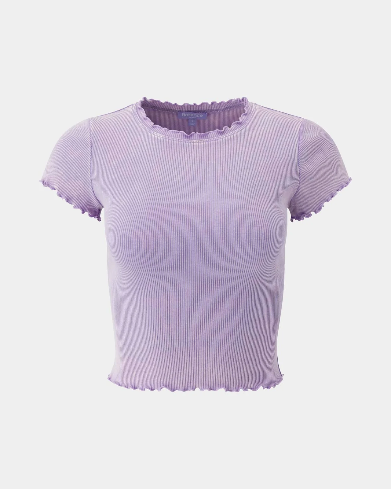 Washed Rib Crop Tee - Image 10