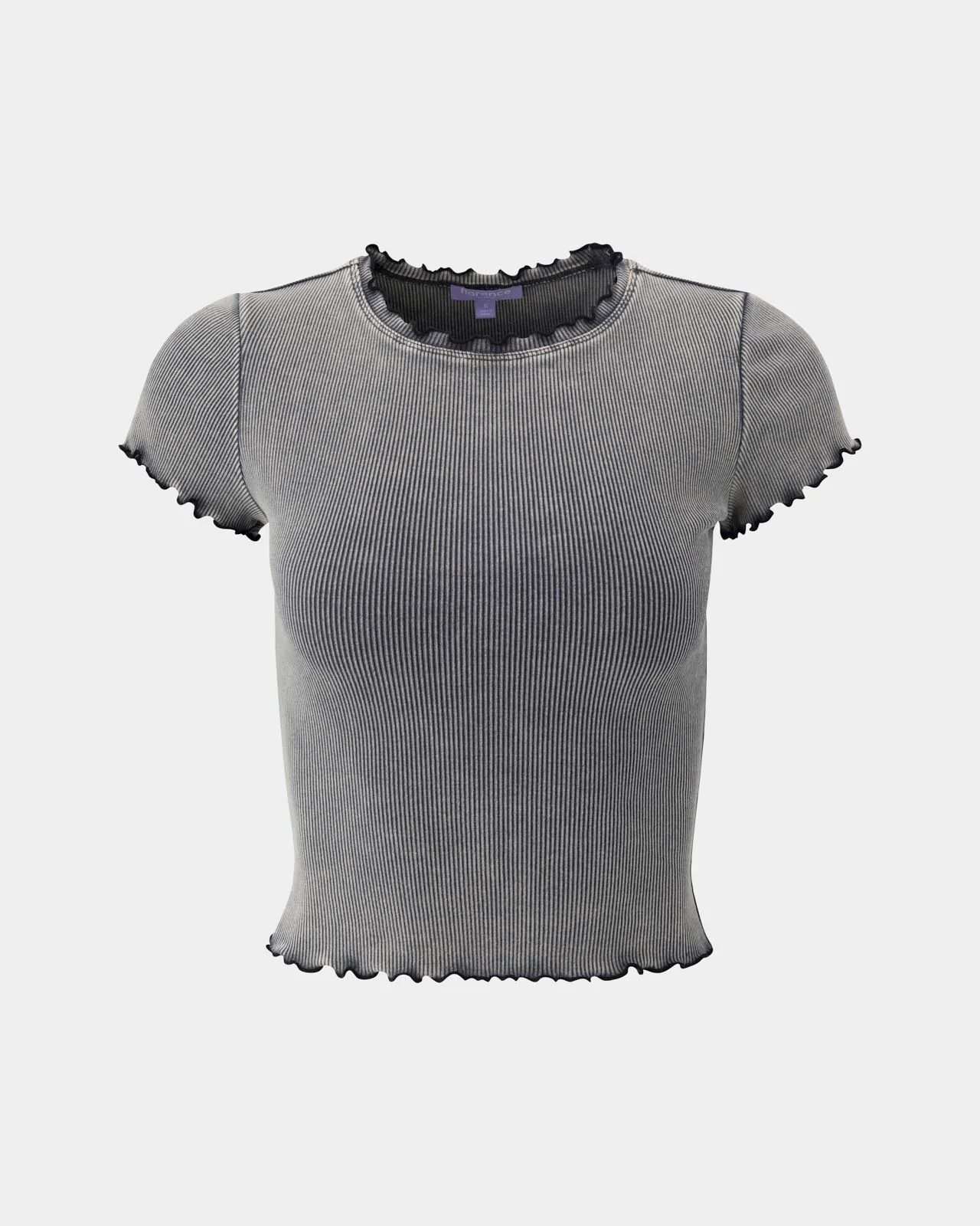 Washed Rib Crop Tee - Image 18
