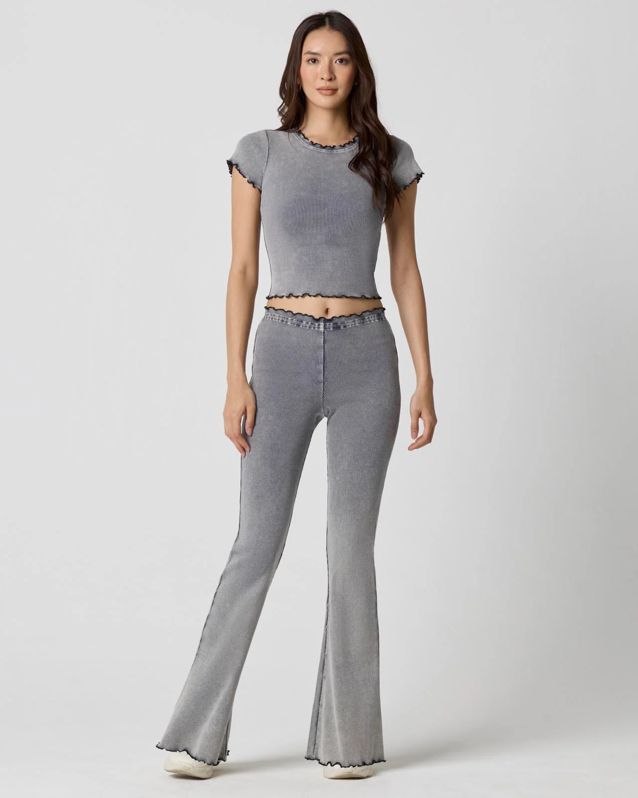 Washed Rib Crop Tee - Image 22